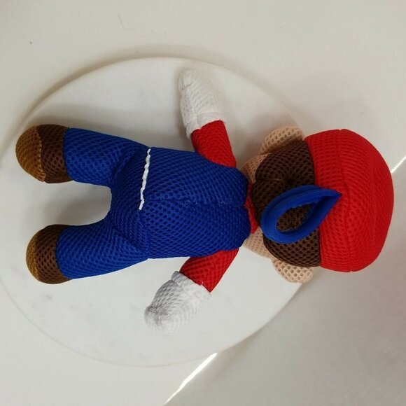 MARIO from Mario Bros. Plush Mesh Stuffed Toy Nintendo 10" - Picture 3 of 6